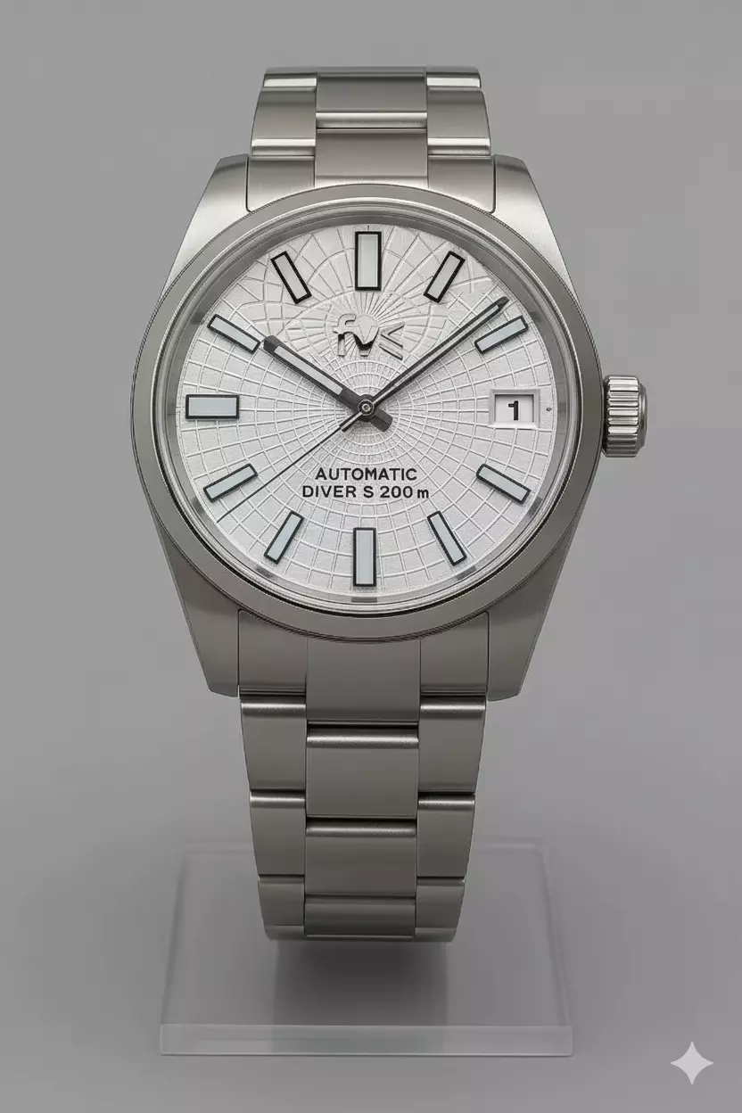 Steel Motion – Silbernes Zifferblatt, Understatement-Eleganz